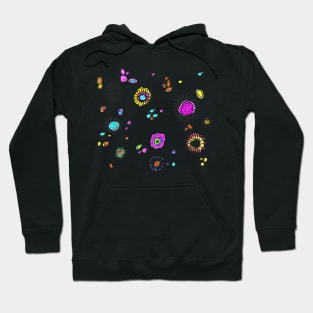 MicroOrganisms. germs, bacteria, swimmy things Hoodie